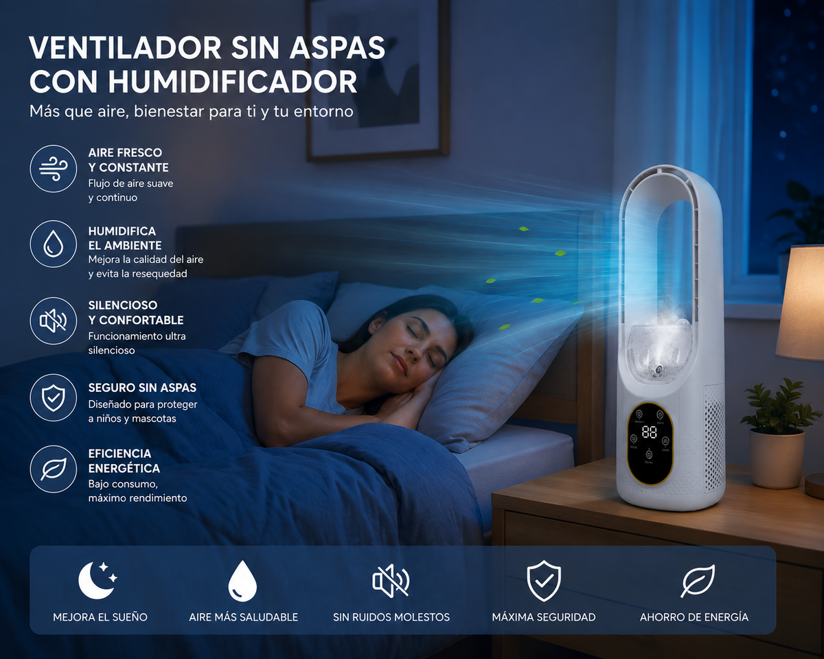 Ventilador sin aspas BRISANOVA
